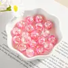 Cuentas de Concha, Cuentas Redondas de Cristal, Cadena para Teléfono DIY, Accesorios de Joyería de Resina, Cuentas de 12 mm, Estilos Mixtos, Venta al por Mayor