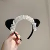 Faixa de Cabelo Lolita Bidimensional Headband Feminina Grampo de Orelha de Gato Cosplay Comic Show Faixa de Cabeça Lolita Maid Headdress