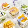 Empaque Cuadrado para Hornear Pudín Lácteo Mousse Caja Caja para Helado Taza de Salvado de Trigo Caja de Pastelería Caja de Plástico Envío Gratis