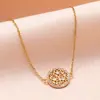 202 Pulseira de Moda Simples de Luxo Leve Novo Estilo, Pulseira Versátil Geométrica de Alto Padrão Nicho Estrela de Cinco Pontas Vazada