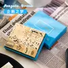 Set de Sellos de Madera del Alfabeto Inglés Estilo Ins Combinación de Sellos para Diario Transfronterizo DIY Impresión para Diario Decoración Simple