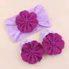 Conjunto de Meias e Faixa de Cabelo de Nylon para Bebê Recém-Nascido Florzinha Meias Antiderrapantes para Criança Pequena Meias de Bebê Acessórios de Cabelo para Cabeça