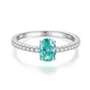 Anillo de Plata de Ley S925 Chapado en Oro de 18K para Mujer, Diseño de Joyería de Nicho de Lujo Ligero, Huevo de Paloma de 1 Quilate Joyería de Alta Gama