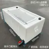 Tanque de Cría Engrosado Caja de Transporte de Peces Horizontal Rectangular para Maletero Caja de Peces de Plástico Pesca Tapa abatible