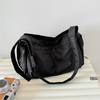 Bolsa Feminina Estilo Coreano Casual Moderna Grande Capacidade Bolsa de Viagem Inverno Nova Moda Bolsa Esportiva de Lona Bolsa de Ombro Versátil