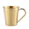 Taza de Acero Inoxidable 304 Personalizada de Fábrica con Asa Grado Alimenticio Resistente a Caídas Duradera para Bebidas Calientes y Frías Universal Multicolor Suministro Directo Mayoreo