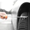 Gancho removedor de piedras de llanta, herramienta de limpieza de piedras para llantas de coche y triciclo, removedor de piedras de huecos multifuncional de acero inoxidable