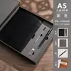 Cuaderno de Hojas Sueltas de Cuero Suave A5 Bloc de Notas de Oficina de Negocios B5 Agenda con Tapa de Cuero Caja de Regalo Diario Hecho a Medida