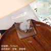 Bolsa Sellada para Joyería Wenwan Joyería Engrosada Anti-Oxidación Transparente Almacenamiento Bolsa para Pulsera Cremallera Auto-Sellante Bolsa de PVC