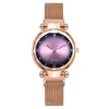 Relojes para Mujer, Relojes para Mujer, Imanes Atractores de Hierro Perezosos con Incrustaciones de Diamantes de Moda, Correas Milanesas, Relojes de Cuarzo, Relojes Atractores de Imanes, Procesamiento y Personalización