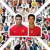 100 piezas de C. Pegatinas de graffiti de dibujos animados de Ronaldo, decoración transfronteriza de estrellas del deporte para botellas de agua, coches, refrigeradores, pegatinas para niños al por mayor