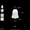Pantalla de Lámpara de Plástico Acrílico Blanca Sencilla Rosca E27 Reemplazo DIY Accesorios para Lámparas Dormitorio Comedor Cubierta de Concha