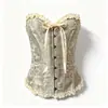 Ropa Interior Estilo Corsé Europeo y Americano Transfronteriza, Control de Abdomen, Corsé Moldeador, Corsé Sexy de Encaje con Ballenas