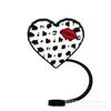 Tapa de pajita de silicona de amor de leopardo transfronterizo tapa antipolvo animación bebida taza de té con leche cubierta antipolvo tapa de silicona para pajita