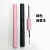 Tubo de goma de doble cabeza para pestañas tubo vacío impermeable para pestañas posicionamiento de doble propósito material de embalaje de tubo de brillo de labios de doble cabeza transfronterizo