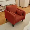 Sofá de luxo leve para salas pequenas, sofá simples de dois ou três lugares para apartamentos, lojas de roupas, imóveis para aluguel e áreas de recepção