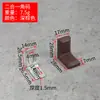 Conector de Canto de Plástico Espessado para Gabinete de Móveis Suporte de Reforço Triângulo Retângulo de 90 Graus Suporte de Prateleira para Gabinete de Banheiro
