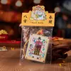 Pegatina de Teléfono Móvil de Oración Pintada a Mano con el Mismo Diseño que el Dios de la Riqueza de Cinco Caminos del General Zhao del Primer Templo del Dios de la Riqueza en Lingyin, Usada para Atraer Riqueza y Dinero