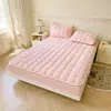 Conjunto de lençóis de solteiro de cor sólida, quente, com forro de fleece teddy, fleece ártico, qualidade A (inclui um lençol de elástico e duas fronhas), lavável à máquina, disponível para dropshipping