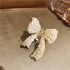 Pinza para el Cabello de Mujer Nuevo Estilo Antiguo Borla Flor de Metal Pinza Grande para la Parte Trasera de la Cabeza del Cabello Elegante Pinza de Tiburón Tocado