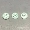 Jadeta Verde Seca Fivela de Dinheiro Grossa Contas Soltas Acessórios para Colar Pulseira DIY Feitos à Mão Peças Espaçadoras de Jade Atacado