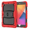 Pulseira de Silicone de Cor Contrastante Adequada para iPad 10.2 2020 Capa para Tablet iPad Air4 Suporte para PC Capa Traseira Anti-Queda