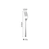 Faca Garfo Cabo de Bucha Forjado Espessado Aço Inoxidável 304 Talheres para Bife Colher de Café Garfo de Frutas Doméstico Comida Ocidental Hotel