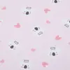 Capa para bolsa de roupas de algodão estampado, malha de algodão classe A para bebês, 300 peças, estampado, dupla face