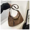 Bolso de mujer transfronterizo de gran capacidad 2026 nueva moda textura de cuero suave retro simple hombro axila bolso tote
