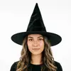 Festa de Bruxas de Halloween Suprimentos Chapéu de Bruxo Mago Chapéu de Bruxa Chapéu COS Adereços de Cabeça Chapéu de Mágico Enfeites Decorações