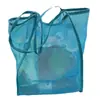 Bolsa de Armazenamento de Brinquedos de Praia para Crianças Bolsa de Malha de Grande Capacidade Natação ao Ar Livre Litoral Brincadeiras na Areia Ferramentas Bolsa Interna Bolsa de Gaze