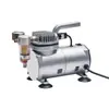 Bomba de aire de bajo ruido Longya TC-22 con arranque y parada automáticos, motor de cobre puro, modelo de compresor de aire pequeño sin aceite, bomba de pulverización para aerógrafo