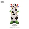 Producto Nuevo Gigante de Pie Montón de Fútbol de Pie Trofeo Grande Globo de Película de Aluminio Escena del Mundial de Fútbol