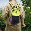 Mochila Mini Esportiva de Caminhada Cor Contrastante Impermeável Leve Tendência Marca Mochila de Viagem para Caminhada Masculina e Feminina Mochila para Acampamento ao Ar Livre