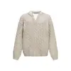 Suéter falso de dos piezas para hombre, marca de moda europea y americana, textura retorcida, color block, jersey, cuello redondo, manga larga, suéter de punto para otoño e invierno
