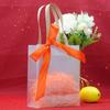 Bolsa transparente de mano para regalo de cumpleaños de niños de preescolar bolsa de regalo vacía para merienda de fiesta de niños de diez años