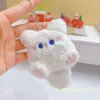 Colgante Popular de Peluche Chirriante Llavero Lindo Gatito Adorno Colgante Muñeco de Máquina de Garra Juguete de Peluche