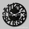 Reloj de Pared Hueco de Madera Sala de Estar Reloj Creativo de Moda Reloj de Pared Personalizable Reloj Silencioso Nuevo Simple Moderno