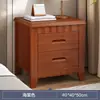 Mesita de noche de madera maciza, diseño estilo chino, fácil de instalar, adecuada para dormitorios, hogares y propiedades de alquiler, con cerradura y espacio de almacenamiento