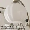 Candelabro de salón medieval estilo francés con un toque de diseñador, que encarna la estética de la dinastía Song, iluminación vintage para el dormitorio principal y el comedor