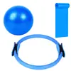 Numbwin Bandas de Resistência de Látex para Pilates Conjunto de 22 Peças Halteres de Silicone Disco Deslizante Yoga Fitness Tecido de Látex