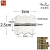 Bisagra de mariposa 018 accesorios para gabinetes y herrajes para cajas de madera bisagra de jaula de pájaros de 90 grados bisagra de tamaño mini galvanizada