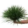 Hierba de orquídea artificial, plantas verdes para paisajismo, césped artificial para decoración de interiores, pared de plantas, hierba fina artificial, hojas de orquídea para decoración del hogar