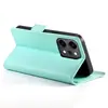 Adequado para capa de couro de luxo OPPORENO15F, capa flip antiderrapante para celular, capa de celular anti-queda com suporte OPPOA6X