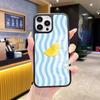 Funda Simple con Forma de Ola para Teléfono Manzana 17 Cubierta Completa Agujero Grande Funda de Vidrio Funda para Teléfono iPhone 16 Venta Directa de Fábrica al por Mayor