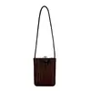 Bolso de teléfono tejido minimalista estilo coreano para mujer, nuevo modelo 2026, bolso de hombro de moda versátil casual, bolso cruzado de playa, transfronterizo