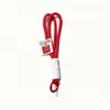 Chaveiro de Nylon Trançado de Camada Dupla Acessórios Cordão para Bolsa Mosquetão Boneca de Pelúcia Corrente para Celular Cordão Pingente Acessórios
