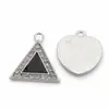 Colgante Individual Geométrico con Incrustación de Diamante, Pulsera Cadena Estrella con Goteo de Aceite Accesorio Colgante DIY Venta Directa al por Mayor Mixto Transfronterizo desde el Fabricante