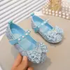 Zapatos Lindos Estilo Princesa para Niñas con Perlas, Pedrería y Lazos, Zapatos Transpirables