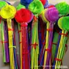 Vara de Bambu Rede de Pesca Retrátil Infantil Rede para Libélula Borboleta Rede de Coleta Rede para Insetos Rede de Coleta Externa Vara Telescópica Brinquedo